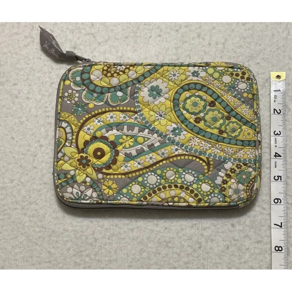 Vera Bradley Purse Wallet Women's Quilted Yellow Floral Pattern Clutch 9 x 6 - Picture 7 of 7
